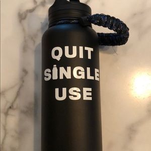 Quit single use water bottle